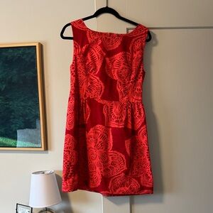 Tabitha Red Floral Mini Dress